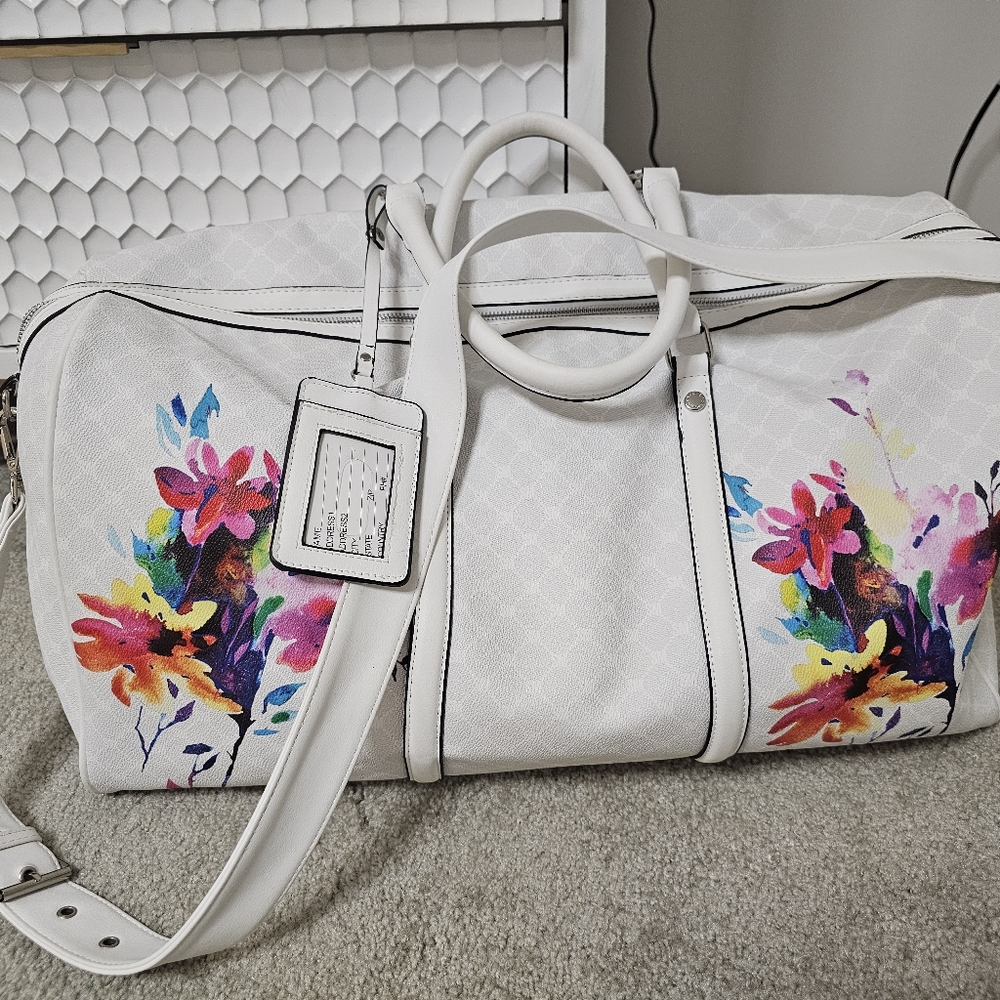 Steve Madden Floral Duffle Bag